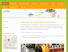 Tablet Screenshot of cafe-zeitlos-neukirchen.net